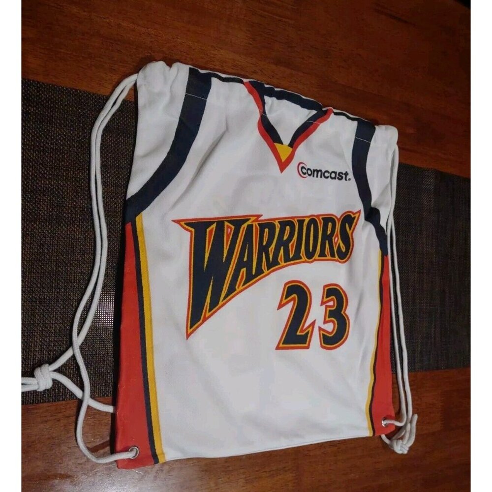 Jason Richardson #23 Warriors Jersey Cinch Drawstring Back pack sack Gym Bag NEW